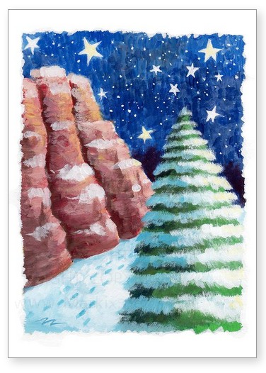 Sedona Holiday Christmas Card